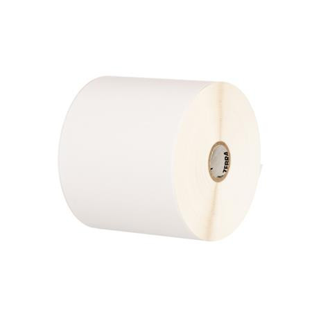 Zebra Label, Polyimide, 41.3x6.35mm; Thermal Transfer, Z-Supreme 4000T White, Permanent Acrylic Adhesive, 76.2mm Core, Sample