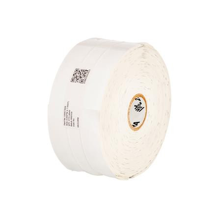 Zebra Wristband, Synthetic, 2x7in (50.8x177.8mm); DT, Lam 65843RM / 66213RM, Coated, 1in (25.4mm) core, 275/roll, 6/box. Black mar