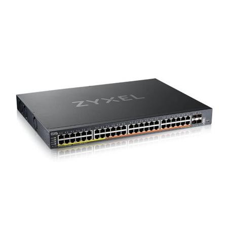 Zyxel XMG2230-52HP, L3 Access Switch,  16x 2.5G, 32x 1G,  AC:960W PoE , DC:2400W PoE, 4 x SFP+ Uplink, incl 1 yr NebulaF